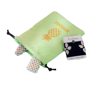 Velvet <b>Drawstring</b> Bags Jewelry Packaging 8x10cm Rectangular Fabric <b>Pouches</b> For Rings Cosmetics Storage Organize Accessories - Product Image 5