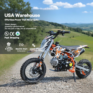 Motocyclette à essence de 110 cm3 fabriquée en Chine, haute puissance, petite moto tout-terrain pour enfant de 10 ans - Product Image 2