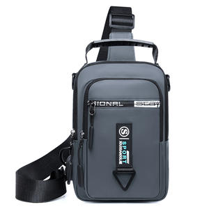 Bolso de Pecho Multifuncional Scay para Hombre, Bolso Cruzado para Uso Diario, Primavera 2025, Color Sólido Gris, Negro, Verde, Azul - Product Image 2