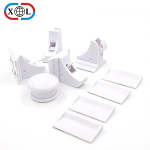 Serrures de sécurité magnétiques avec <span class=keywords><strong>aimant</strong></span> adhésif 3M <span class=keywords><strong>pour</strong></span> <span class=keywords><strong>armoire</strong></span> et tiroirs - Product Image 1