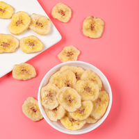 Chips de banane VF Banane fraîche frite sous vide Vente en gros Séchage Chips sains Fruits déshydratés Snack aux fruits chinois Vente à chaud