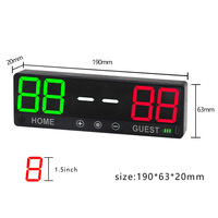 Tableau de score numérique LED rechargeable portable pour les jeux de pickleball en salle pour enfants