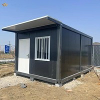 Maison en panneaux sandwich luxueuse et portable, préfabriquée, modulaire, intégrée, de type conteneur, 20 pieds, 40 pieds