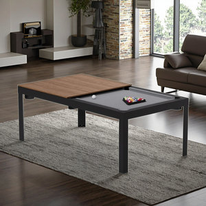 Cao Cấp 7 Chân Trong Nhà Hợp Kim Nhôm Chân 2 Trong 1 Slate Bàn Hồ Bơi + Bàn Ăn Đa Chức Năng Kết Hợp Bàn Hồ Bơi - Product Image 1