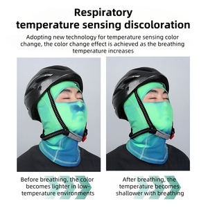 Màu Sắc Mới Thay Đổi Cảm Biến Nhiệt Mặt Nạ Cho Đi Xe Đạp Ngoài Trời, Balakla Hat, Thời Trang Crossover Headband - Product Image 3