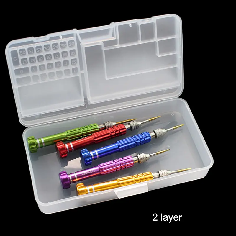 Double Layer Mobile Phone Repair Storage Box For iPhone LCD Screen Motherboard IC Chips Component Screws Organizer Container