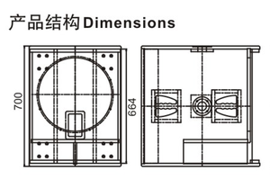 OEM ODM Submarino de alto rendimiento de 18 pulgadas, sensibilidad de 100dB, impedancia de 8 ohmios, SPL máximo de 128dB, ideal para sonido de lugar grande - Product Image 5