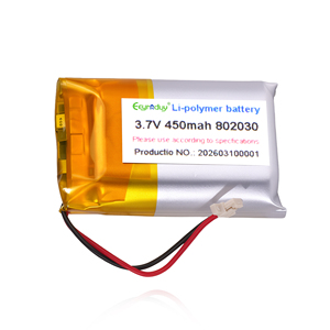 Batterie au lithium personnalisée 3.7V LiPo Soft Pack 450mAh 500mAh 1000mAh 1200mAh 2000mAh 3600mAh 6000mAh Cellule rechargeable OEM pour dispositifs portables - Product Image 2