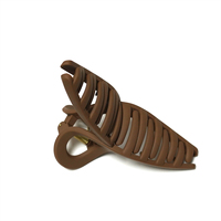 Vente en gros de pinces à cheveux en silicone mat personnalisées avec logo, 11 cm, grandes, antidérapantes, à mâchoires carrées, maintien solide pour cheveux épais et fins