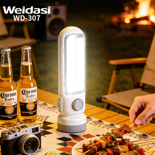 Rechargeable Led Flashlight Portable Emergency Light with Hook Emergency Torch Light