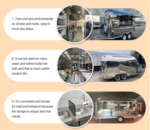 Carrito de Comida Móvil con Cocina Completa para Venta Ambulante de Pizza, Café, Catering y Helados - Product Image 6