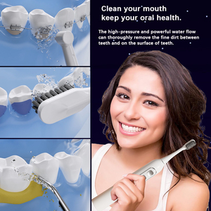 Carepik - <span class=keywords><strong>Irrigador</strong></span> Bucal 3 en 1 con Cepillo de Dientes Eléctrico, para Cálculos Amigdalinos, IPX7, Gran Venta - Product Image 4