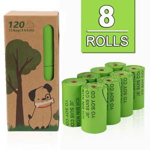 5 rouleaux de 100 sacs à déjections canines écologiques de luxe en plastique, parfum fruité, contrôle puissant des odeurs, biodégradables pour les propriétaires de chiens soucieux de l'environnement - Product Image 4