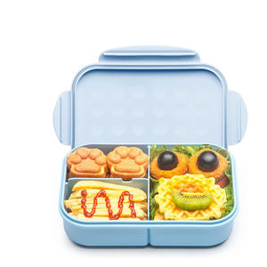 Lonchera Bento de Plástico PP Aislada y Libre de BPA, Personalizada al por Mayor, Térmica y a Prueba de Fugas, con Bolsa para Niños Escolares - Product Image 1