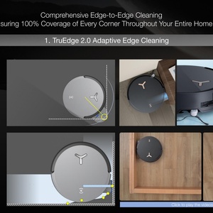 สำหรับ ECOVACS สำหรับหุ่นยนต์ดูดฝุ่น DEEBOT T80 รุ่น 18000Pa พร้อมฟังก์ชั่นล้างตัวเอง ถูพื้นด้วยน้ำร้อน และระบบ LDS - Product Image 3