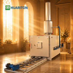 Horno de Cremación Humana de Doble Cámara, Incinerador de Cadáveres de 200 kg/Lote, Equipo de Cremación con Alimentación Automática HIR-200D - Product Image 5