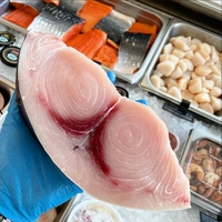 Filet de poisson épée sauvage biologique, surgelé IQF, désossé, coupé en blocs, portions, poisson d'océan, export, fournisseur en gros