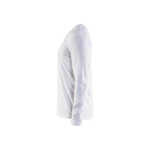 BLAKLADER - 350010421000XLT <b>T</b>-<b>shirt</b> <b>long</b> <b>sleeved</b> <b>White</b> - EAN 7330509901229 WORK <b>T</b>-<b>SHIRTS</b> AND POLO <b>SHIRTS</b> - Product Image 5