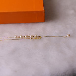 Collier d'été de style frais Zhuji, perle d'eau douce ronde de 6-7 mm en argent S925 pour filles - Product Image 3