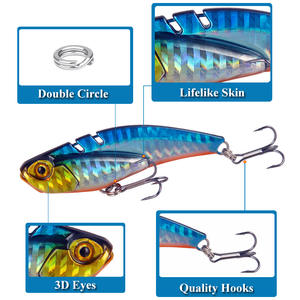 เหยื่อตกปลา Vibra Lure 7 ซม. 20 กรัม แบบจม สำหรับตกปลาแบส - Product Image 3