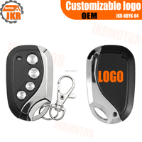 Rendimiento avanzado 433MHz RF Key Fob Transmisor 4CH Control remoto multicanal para puerta automatizada y uso doméstico inteligente