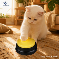 Boîte sonore pour animaux de compagnie, bouton enregistrable pour l'entraînement des chiens et des chats, bouton de communication pour animaux de compagnie avec enregistrement vocal de 30 secondes