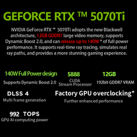 Ordinateur portable de jeu Esports Lenovo Legion R9000P haute performance 2025 avec AMD Ryzen 9 9955HX, 32 Go, 1 To, RTX5070Ti, écran 16 pouces 240 Hz 2.5K DCI-P3