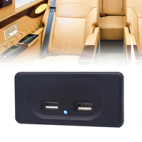 Adaptateur de prise allume-cigare double port USB 3.1A avec panneau d'alimentation LED pour bus