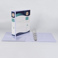 Carpeta con logotipo impreso personalizado A7, carpeta de suministros de oficina de papel A4 A5, carpeta de presupuesto
