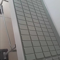 Table mobile ABS de qualité supérieure pour l'agriculture hydroponique, avec système d'irrigation par flux et reflux, pour une distribution d'eau constante
