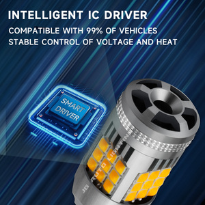 T20 <span class=keywords><strong>P21W</strong></span> p13w PY21W <span class=keywords><strong>LED</strong></span> lampadine Canbus No Hyper Flash ventola di raffreddamento indicatore di direzione luce di parcheggio 3030 3535 36smd <span class=keywords><strong>led</strong></span> - Product Image 4