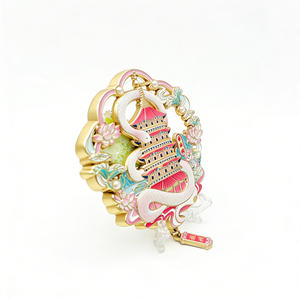 מגנטי מזכרת ממתכת מודפסים בתלת מימד, עמידים וניתנים להתאמה אישית, מסגסוגת אבץ, למתנות מוזיאליות - Product Image 3