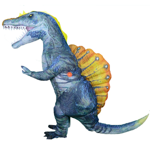 Realistic Jurassic World <strong>Adult</strong> Giant Life <strong>Size</strong> Inflatable <strong>Dinosaur</strong> T- Rex <strong>Costume</strong> - Product Image 2