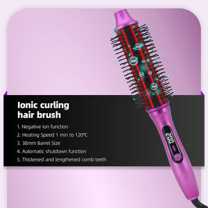 RUCHA Nouvelle Brosse Thermique Chauffante PTC, Brosse à <span class=keywords><strong>Cheveux</strong></span> Chauffante à Ions Négatifs <span class=keywords><strong>pour</strong></span> <span class=keywords><strong>Boucler</strong></span> et Lisser <span class=keywords><strong>les</strong></span> <span class=keywords><strong>Cheveux</strong></span> - Product Image 4