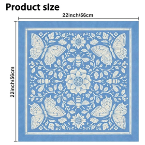 Bandana en Soie et Satin de Haute Qualité, Respirant et Décontracté pour Adultes, Design et Taille Personnalisables, Foulards Bandana les Plus Vendus en Gros - Product Image 4