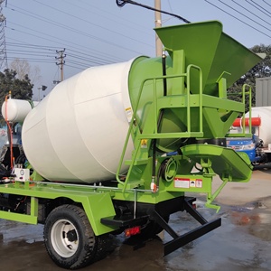 Xe trộn bê tông tự hành, máy bơm bê tông, máy trộn bê tông 2m3, thùng trộn bê tông - Product Image 4