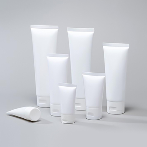 Cilt bakımı için kozmetik için özel boş PE plastik tüp yüz kremi losyon ambalaj ofset baskı logosu sıkılabilir tüp tasarım - Product Image 2