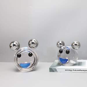 Artigianato fatto a mano semplice carino faccina con Design artistico decorazione per la <span class=keywords><strong>casa</strong></span> ornamento da tavolo in cristallo per arredamento <span class=keywords><strong>casa</strong></span> - Product Image 3