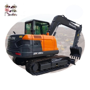 Nouvelle pelle hydraulique DEVELON DX80D de 8 tonnes, alternative aux CAT 308 et Komatsu PC78, idéale pour les travaux urbains et les travaux de jardinage municipal - Product Image 1