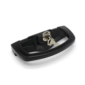 Tirador de <span class=keywords><strong>puerta</strong></span> corredera de seguridad de lujo para patio, cerradura de gancho, manijas de <span class=keywords><strong>aluminio</strong></span> tipo D - Product Image 3