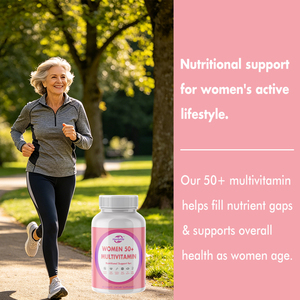 Complément alimentaire multivitaminé et multiminéral pour femmes 50+ - Marque privée OEM - Comprimés pour la santé des os, du cœur et du système immunitaire - Product Image 4
