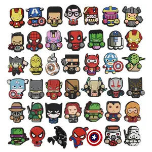 Imanes de nevera de PVC de Los Vengadores, 22 personajes de héroes de Marvel, imanes de nevera decorativos