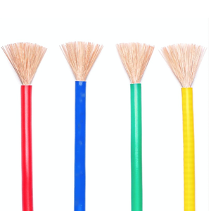 H07V-R/BVR 1.5-50 Mm 450/750V Multi-Strand <strong>Copper</strong> <strong>Wire</strong> 70C Flame-Retardant PVC Insulation OEM Color/Length for Heating Power - Product Image 1
