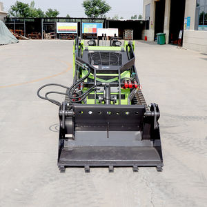 Mini-chargeuse compacte 560 sur chenilles, moteur diesel, commande PLC, pompe, boîte de vitesses, multiples accessoires - Product Image 4