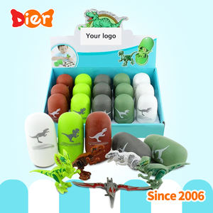 Caramelos al por mayor etiqueta privada personalizada ensamblada colorido sorpresa dinosaurios huevos juguete con chicle niños caramelo juguete dulce ODM - Product Image 2