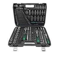 Ensemble de clés à douille CRV de 216 pièces, kit d'outils à main, clé à cliquet, boîte à outils mécanique professionnelle pour la réparation automobile