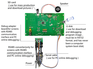10.1 inch 1024*600 <span class=keywords><strong>RS485</strong></span> <span class=keywords><strong>TFT</strong></span> <span class=keywords><strong>LCD</strong></span> <span class=keywords><strong>module</strong></span> nối tiếp màn hình cho video Cửa Điện thoại RTP - Product Image 3