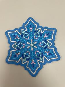 แผ่นผ้าทอลายทแยงแบบปักด้วยเตารีดออกแบบได้ตามต้องการ - Product Image 2