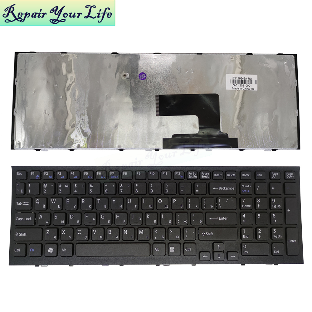 RU ロシア語キーボード Sony VAIO VPC-EH VPC-EH2 VPC-EH1 PCG-718 PCG