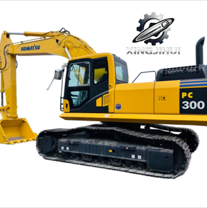 Excavatrice Komatsu PC300 de 30 tonnes, d'occasion, de marque japonaise, moteur Cummins, grande excavatrice sur chenilles, provenance Japon. - Product Image 1